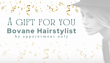 gift card hair bovane hairstylist birthday anniversary valentines day christmas